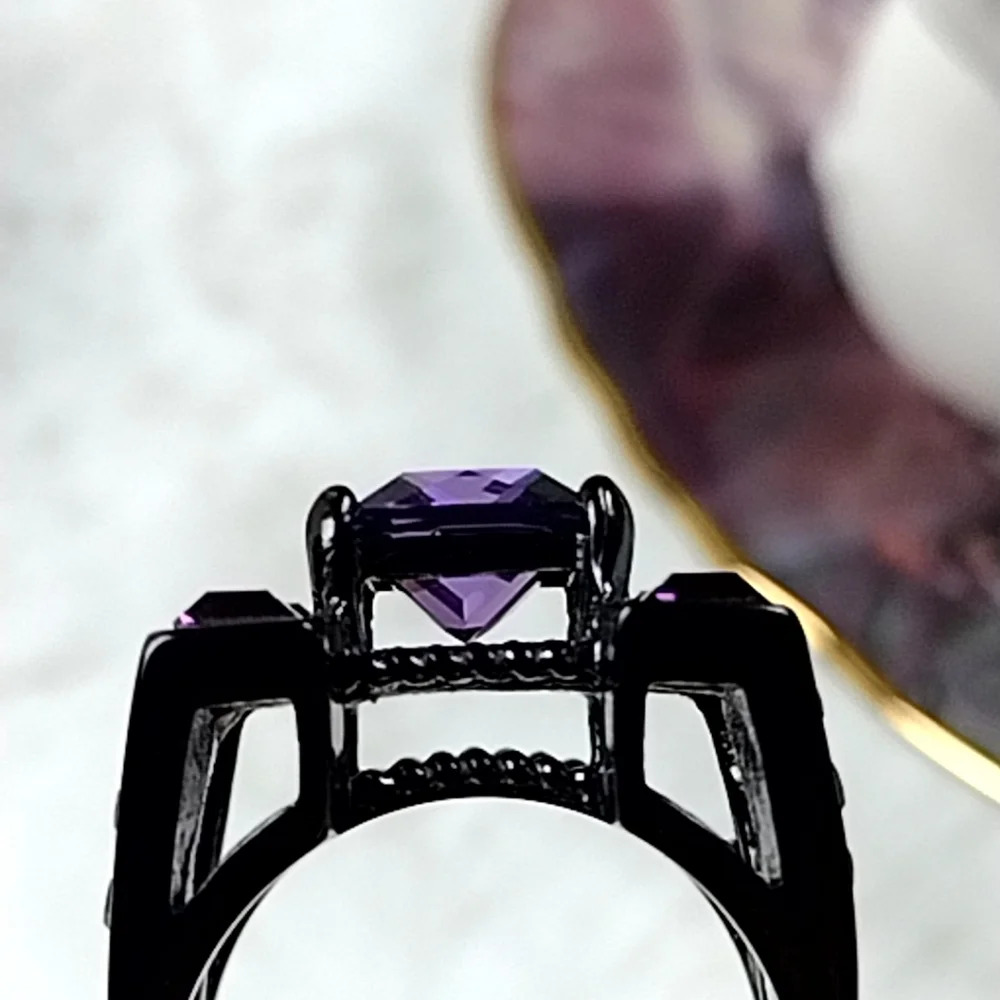 Steampunk Gothic Statement Ring - Picture 5 of 17